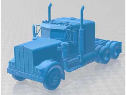 Kenworth W900 1974 Druckbarer LKW 3D Druckmodell