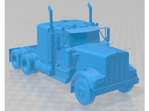 Kenworth W900 1974 Printable Truck 3D Print Model