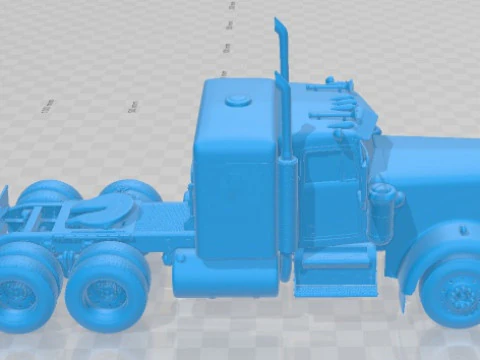 Kenworth W900 1974 Printable Truck 3D Print Model
