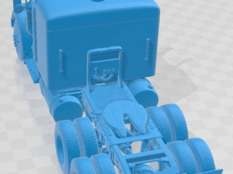 Kenworth W900 1974 Printable Truck 3D Print Model