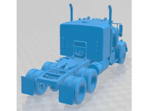 Kenworth W900 1974 Printable Truck 3D Print Model