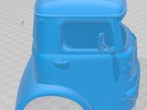 Albion Reiver RE29 1964 Printable Body Cabin Truck 3D Print Model