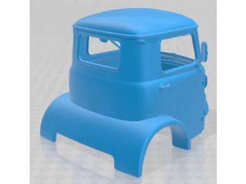 Albion Reiver RE29 1964 Printable Body Cabin Truck 3D Print Model
