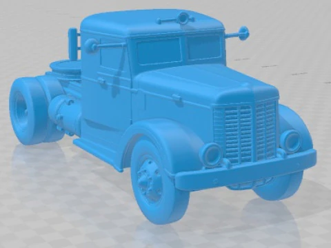 Peterbilt 334 1940 Printable Truck 3D Print Model