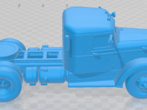 Peterbilt 334 1940 Printable Truck 3D Print Model