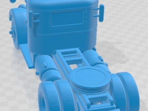 Peterbilt 334 1940 Printable Truck 3D Print Model