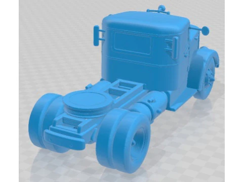 Peterbilt 334 1940 Printable Truck 3D Print Model