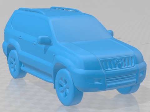 Toyota Land Cruiser Prado 120 5 Portes 2009 Voiture Imprimable Modèles 3D en vedette