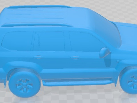 Toyota Land Cruiser Prado 120 5 Portes 2009 Voiture Imprimable Modèles 3D en vedette