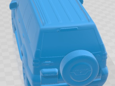 Toyota Land Cruiser Prado 120 5 Portes 2009 Voiture Imprimable Modèles 3D en vedette