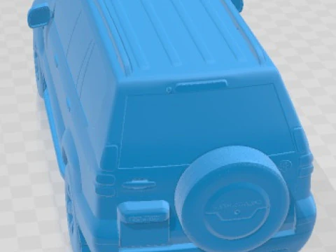 Toyota Land Cruiser Prado 120 5 Doors 2009 Printable Car 3D Print Model