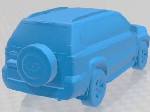 Toyota Land Cruiser Prado 120 5 Portes 2009 Voiture Imprimable Modèles 3D en vedette