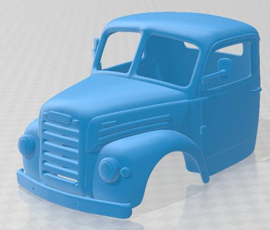 Ebro B 35 1962 Printable Body Cabin Truck 3D Print Model .c4d .max .obj .3ds .fbx .stl .blend 