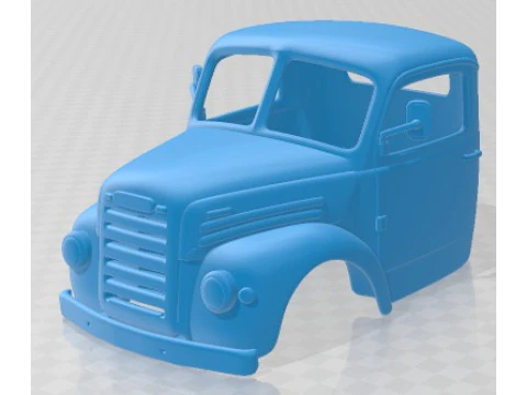 Ebro B 35 1962 Printable Body Cabin Truck 3D Print Model