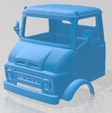 Ebro C 450 1965 Printable Body Cabin Truck 3D Print Model .c4d .max .obj .3ds .fbx .stl .blend 