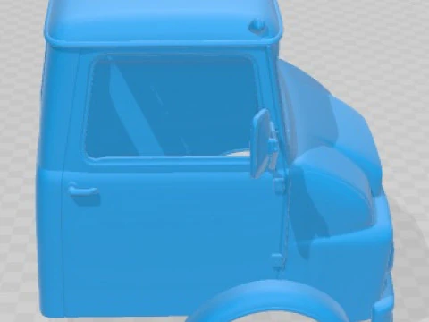 Ebro C 450 1965 Printable Body Cabin Truck 3D Print Model