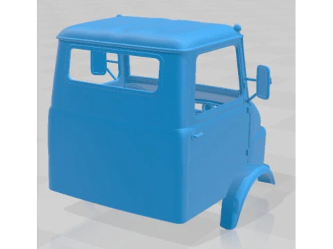 Ebro C 450 1965 Printable Body Cabin Truck 3D Print Model