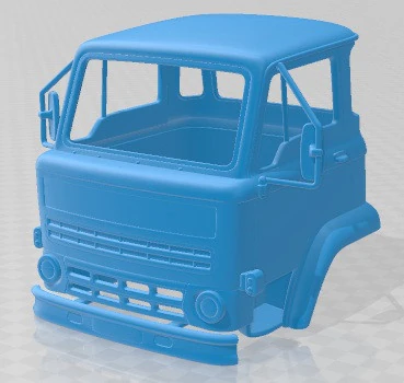 Leylang G Cab 1972 Printable Body Cabin Truck 3D Print Model .c4d .max .obj .3ds .fbx .stl .blend