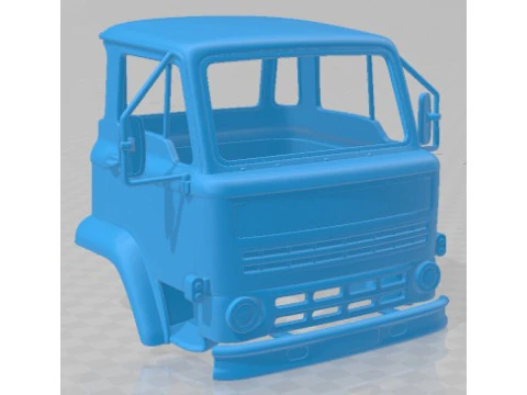 Leylang G Cab 1972 Printable Body Cabin Truck 3D Print Model