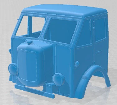Foden F1 1931 Printable Body Cabin Truck 3D Print Model .c4d .max .obj .3ds .fbx .stl .blend