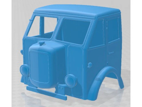 Foden F1 1931 Printable Body Cabin Truck 3D Print Model