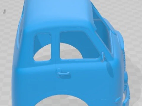 Pegaso II Z 203 1946 Printable Body Cabin Truck 3D Print Model