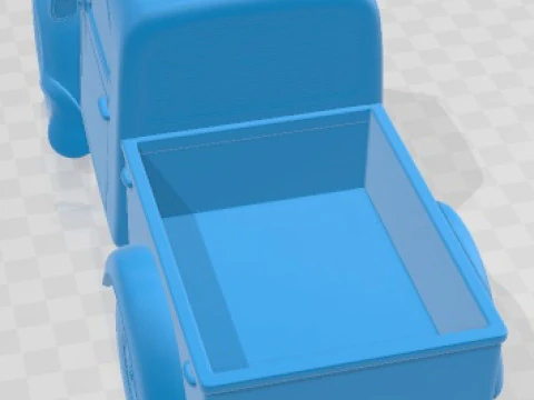 Citroen 2CV Pickup Printable Car 3D Print Model