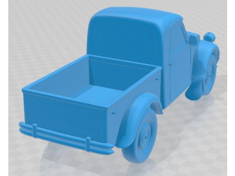 Citroen 2CV Pickup Printable Car 3D Print Model