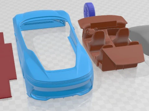BYD e SEED GT 2019 Printable Car 3D Print Model