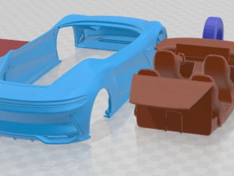 BYD e SEED GT 2019 Printable Car 3D Print Model