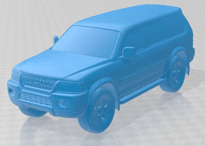 Mitsubishi Pajero Sport 1996 Printable Car 3D Print Model .c4d .max .obj .3ds .fbx .stl .blend 