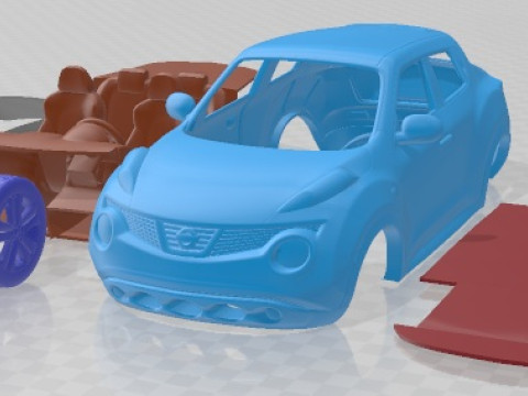 Nissan Juke 2011 Printable Car 3D Print Model