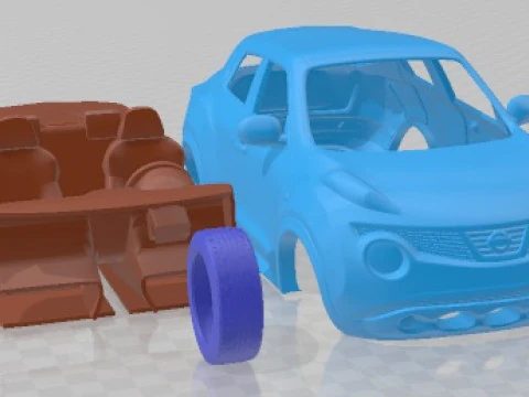 Nissan Juke 2011 Printable Car 3D Print Model