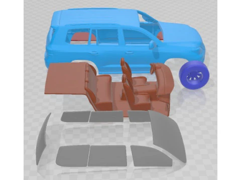 Lexus LX 570 2010 Printable Car 3D Print Model