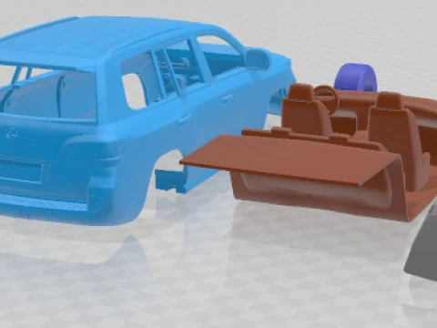 Lexus LX 570 2010 Printable Car 3D Print Model