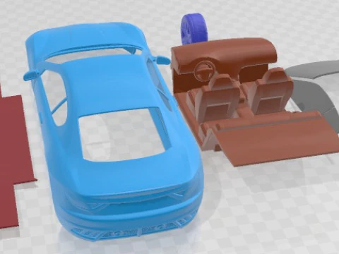 Maserati Gran Turismo MC Stradale 2012 Printable Car 3D Print Model