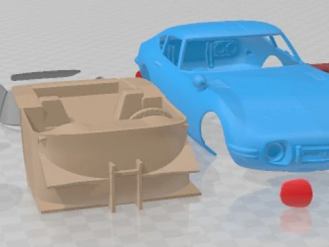 Toyota GT 2000 1967 Printable Car 3D Print Model
