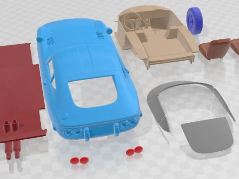 Toyota GT 2000 1967 Printable Car 3D Print Model