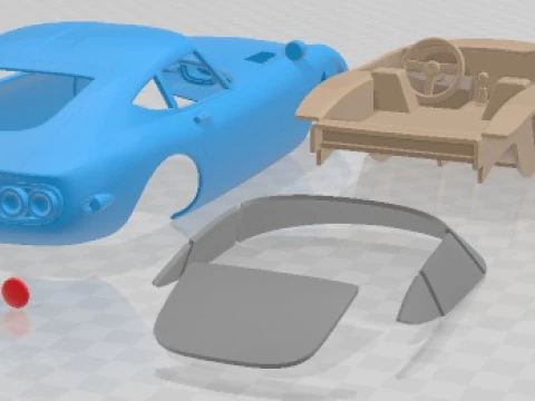 Toyota GT 2000 1967 Printable Car 3D Print Model