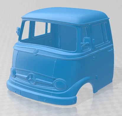 Mercedes Benz L 319 1963 Printable Cabin Truck 3D Print Model .c4d .max .obj .3ds .fbx .stl .blend 