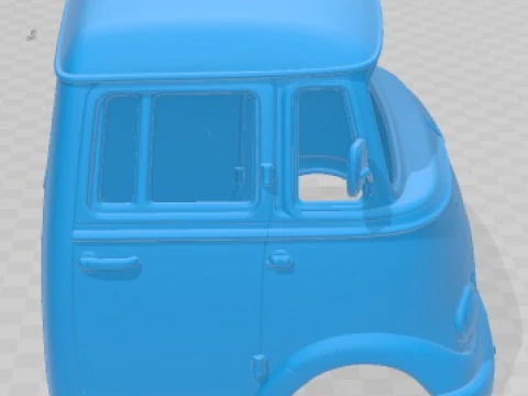 Mercedes Benz L 319 1963 Printable Cabin Truck 3D Print Model