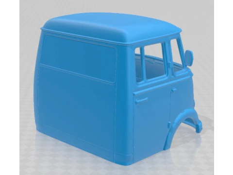 Mercedes Benz L 319 1963 Printable Cabin Truck 3D Print Model