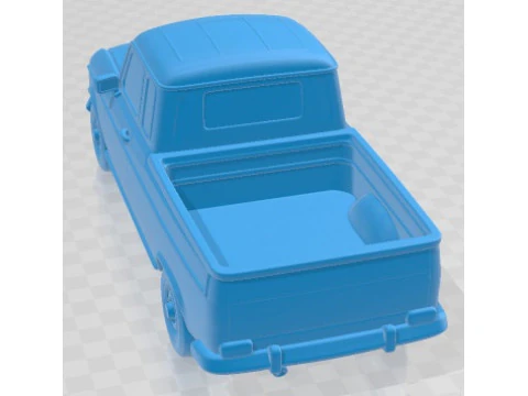 Renault 4 Pickup 1980 Printable Car 3D Print Model