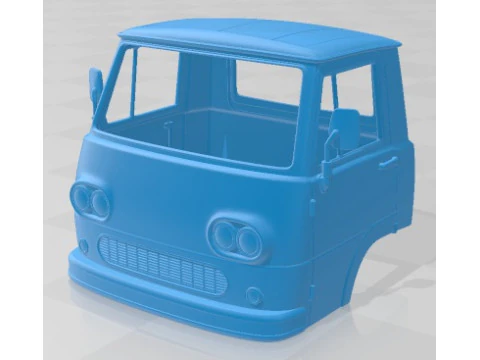 Truk Kabin Badan Fiat 625 N 1971 yang Dapat Dicetak Model Cetak 3D