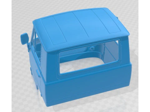 Fiat 625 N 1971 Printable Body Cabin Truck 3D Print Model