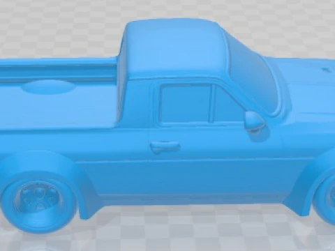 Escort MK1 Pickup Printable Car 3D Print Model