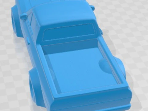 Escort MK1 Pickup Printable Car 3D Print Model