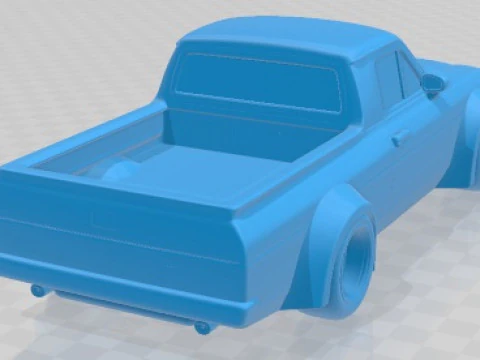 Escort MK1 Pickup Printable Car 3D Print Model