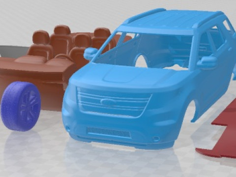 Автомобіль для друку Explorer 2011 3D Принт Модель