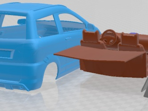 Aixam Crossover Premium 2014 Printable Car 3D Print Model